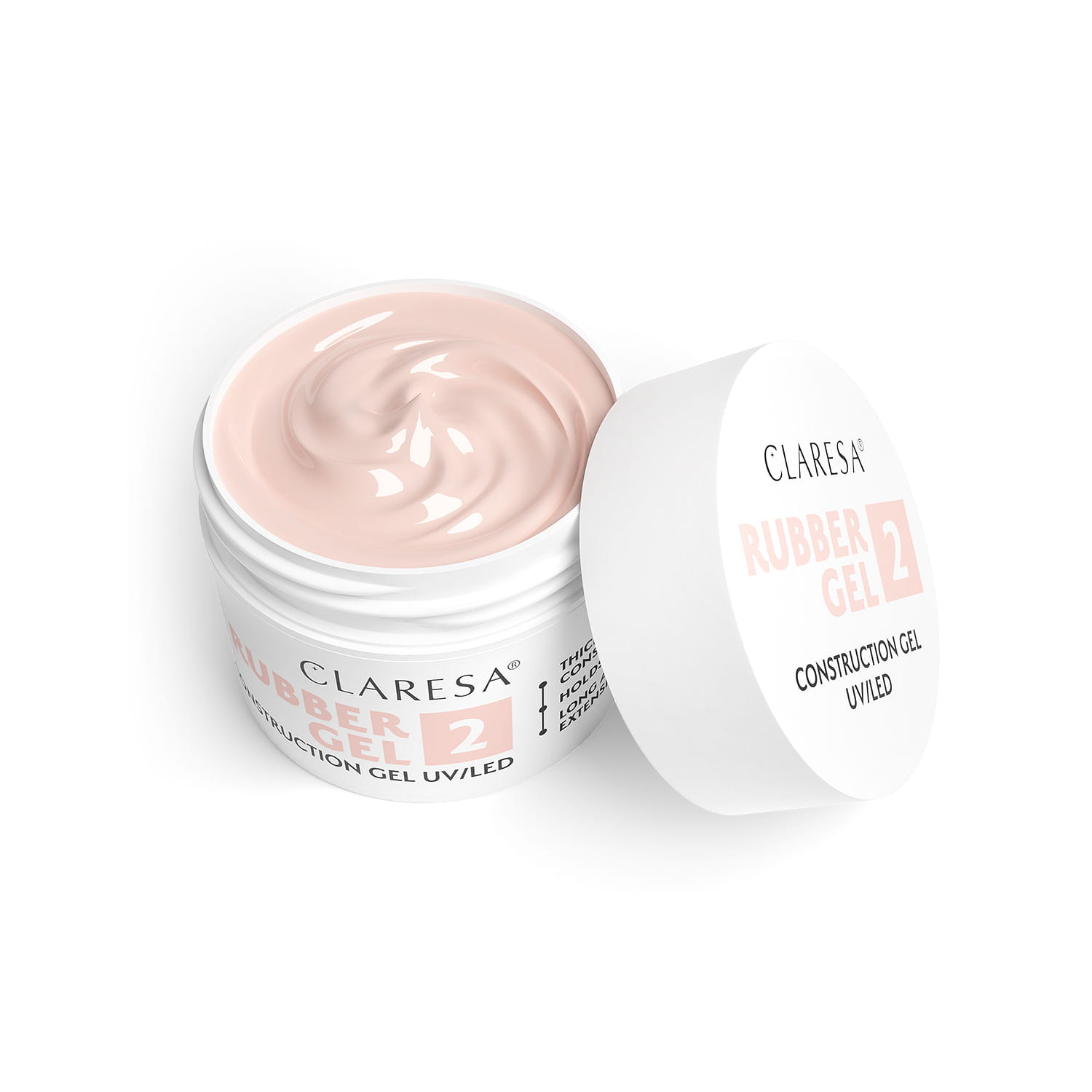 CLARESA RUBBER GEL stavebný gél č.2 - 45g