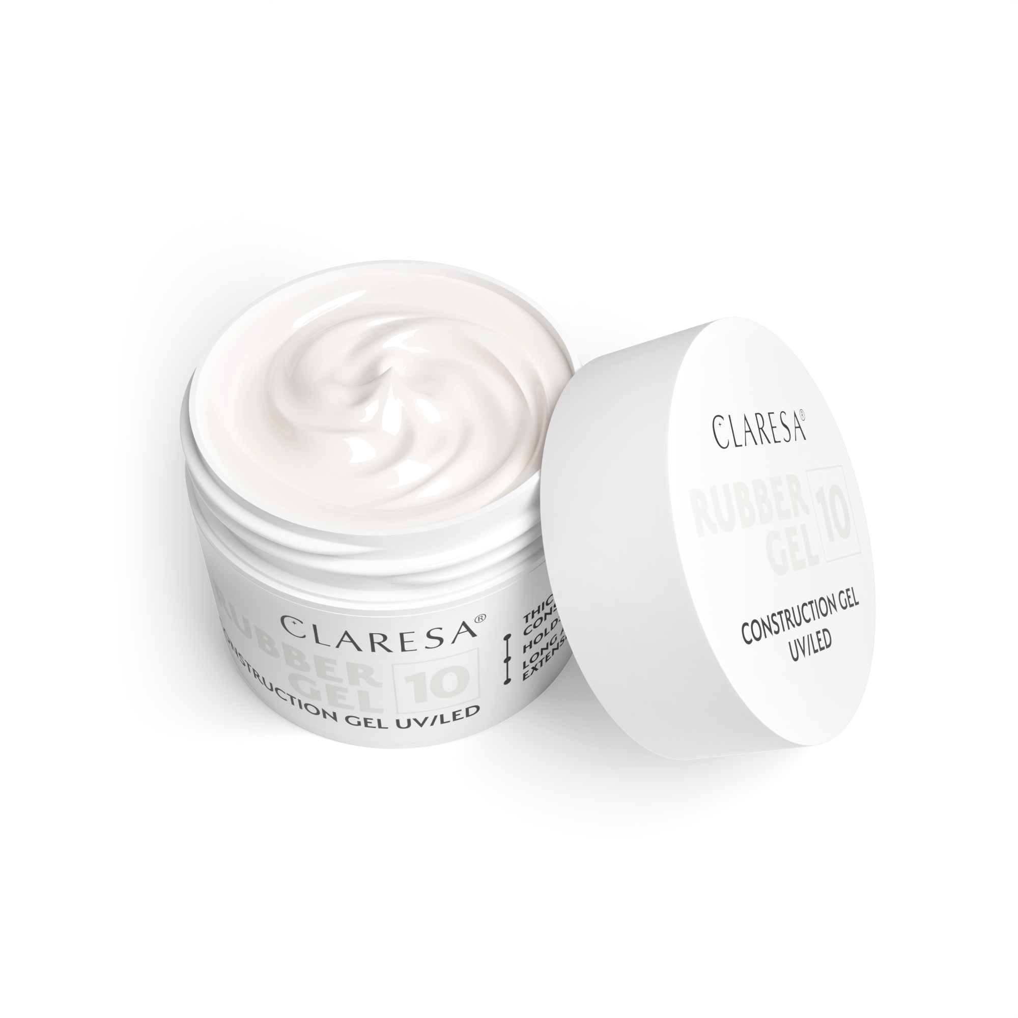 CLARESA RUBBER GEL stavebný gél č.10 - 45g