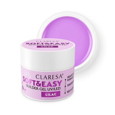 CLARESA SOFT&EASY stavebný gél LILAC - 45g