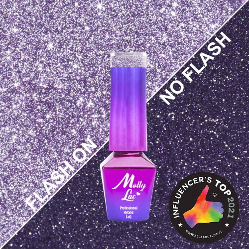 Gél lak MOLLY LAC DUO Flashing Lights  QUEENCESS 5ml č.615