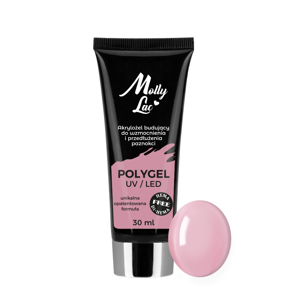 Polygél Molly Lac French Pink Akrygél 30 ml