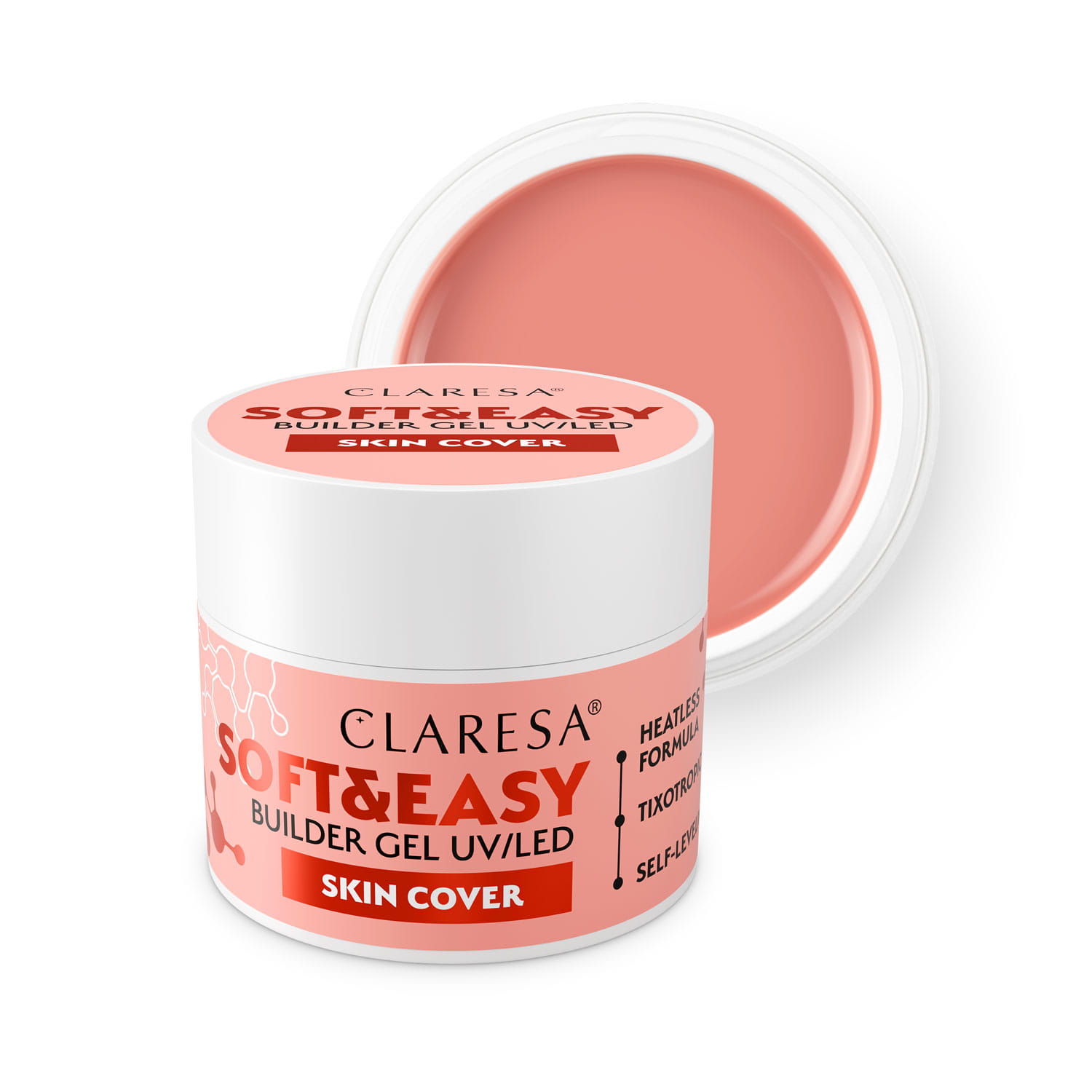 CLARESA SOFT&EASY stavebný gél SKIN COVER - 12g